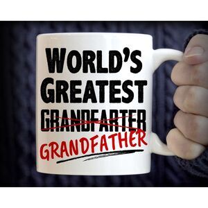 Grandfather Mug, 11oz Worlds Greatest Grandfarter Coffee Mug Gift‎